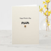 Schöne Muttertag-Sparkle-Karte Karte (Gelbe Blume)