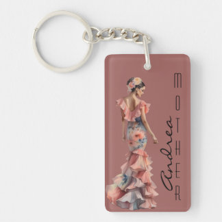 Schöne Muttertags Dusty Pink gewidmete Ode Schlüsselanhänger