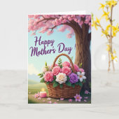 Schöne Muttertags-Frühlingskarte Karte (Gelbe Blume)