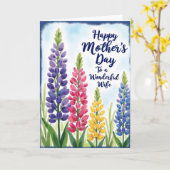 Schöne Muttertags-Frühlingskarte Karte (Gelbe Blume)