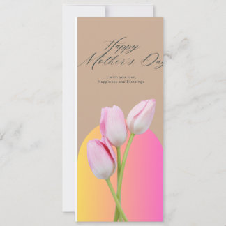 Schöne Muttertags-Grußkarte elegant und soft Einladung
