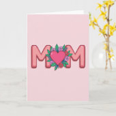 Schöne Muttertags-Grußkarte Karte (Gelbe Blume)