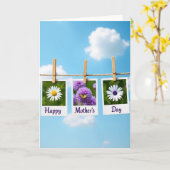 Schöne Muttertags-Szene Karte (Gelbe Blume)