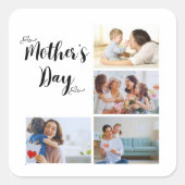 Schöne Muttertagsgeschenk-Aufkleber Quadratischer Aufkleber (Vorderseite)