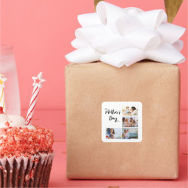 Schöne Muttertagsgeschenk-Aufkleber Quadratischer Aufkleber