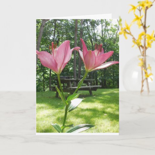 Schöne Muttertagskarte. Karte (Gelbe Blume)