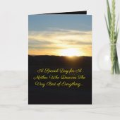 Schöne Muttertagskarte Karte (Vorderseite)