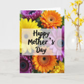 Schöne Muttertagskarte Karte (Gelbe Blume)