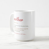 Schöne Muttertagsreise Kaffeetasse (Vorderseite Links)