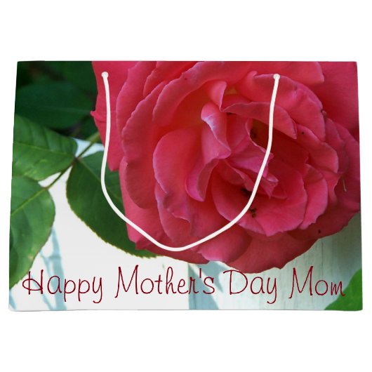 Schöne Muttertagstasche Große Geschenktüte (Vorderseite)