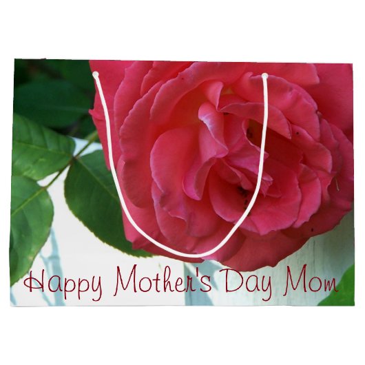 Schöne Muttertagstasche Große Geschenktüte (Rückseite)