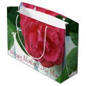 Schöne Muttertagstasche Große Geschenktüte (Rückseite Schrägansicht)