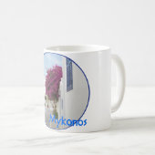 Schöne Mykonos Kaffeetasse (VorderseiteRechts)