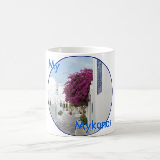 Schöne Mykonos Kaffeetasse (Mittel)