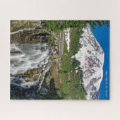 Schöne Myrtle Falls & Mount Rainier Puzzle (Horizontal)