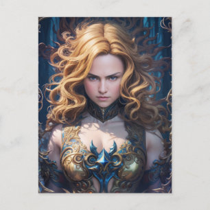 Schöne Mystical Fantasy Female Postkarte