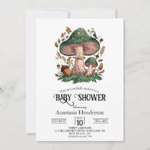 Schöne Mystical Mushroom Babydusche