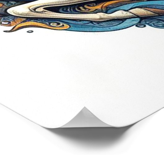 "Schöne mystische Pferde" 24 Poster (Ecke)