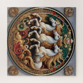 "Schöne mystische Pferde" 27 Puzzle (Horizontal)