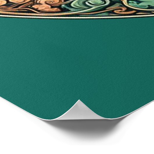 "Schöne mystische Pferde" 43 Poster (Ecke)