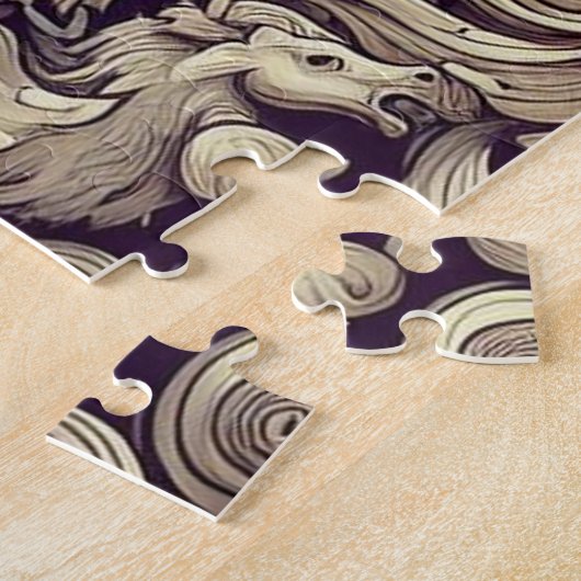 "Schöne mystische Pferde" 46 Puzzle (Seite)