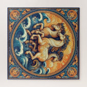 "Schöne mystische Pferde" 49 Puzzle (Horizontal)