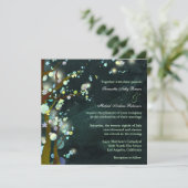 Schöne Nacht:Hochzeitseinladungen Einladung (Stehend Vorderseite)