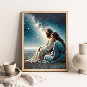 Schöne Nächte, Christliche Wandkunst, Jesus und Poster