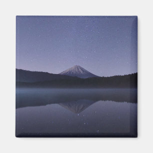 Schöne Nachtnatur-Landschaft Magnet