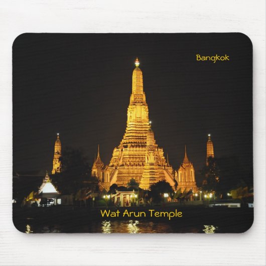 Schöne Nachtsicht auf Bangkok Mousepad (Vorne)