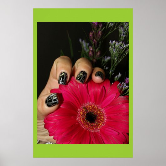 Schöne Nägel Poster (Vorne)