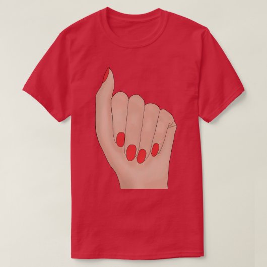 Schöne Nägel T-Shirt (Design vorne)