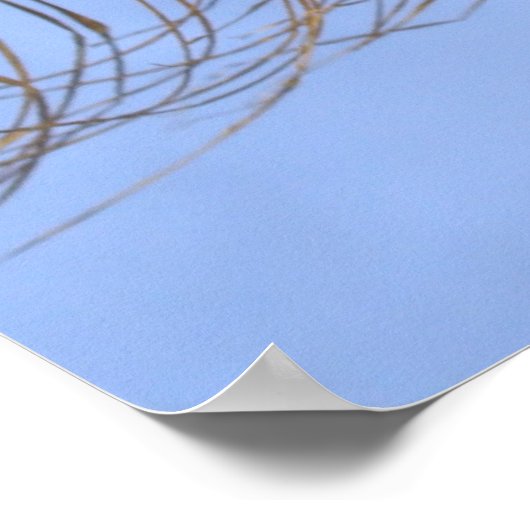 Schöne Nahe Palmenbaume Poster (Ecke)