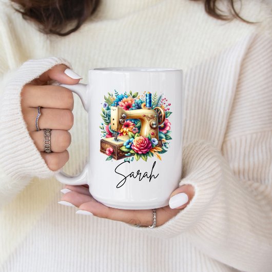 Schöne Nähmaschine  Kaffeetasse