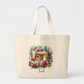 Schöne Nähmaschinen-Tasche Jumbo Stoffbeutel (Vorne)