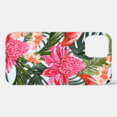 Schöne nahtlose Blumen-Sommer-Pattern-Hintergrund Case-Mate iPhone Hülle (Rückseite (Horizontal))