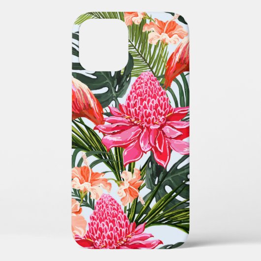Schöne nahtlose Blumen-Sommer-Pattern-Hintergrund Case-Mate iPhone Hülle (Rückseite)