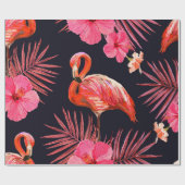 Schöne nahtlose Blumen-Sommer-Pattern-Hintergrund Geschenkpapier (Flach)