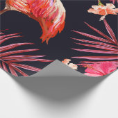 Schöne nahtlose Blumen-Sommer-Pattern-Hintergrund Geschenkpapier (Ecke)