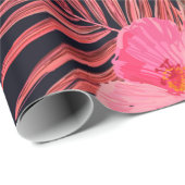 Schöne nahtlose Blumen-Sommer-Pattern-Hintergrund Geschenkpapier (Rolleneckpunkt)