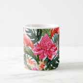 Schöne, nahtlose Blumenmuster im Sommer Hintergrun Kaffeetasse (Mittel)