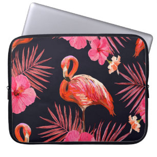 Schöne, nahtlose Blumenmuster im Sommer Hintergrun Laptopschutzhülle