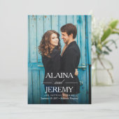 Schöne Namen Ankündigung Datum freihalten (Stehend Vorderseite)