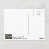 Schöne Napa Valley Postcard! Postkarte (Rückseite)