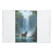 Schöne Nation Kissenbezug (Rückseite-Links)