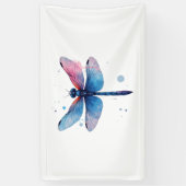 Schöne Natur farbenfrohe grafische Muster Dragonfl Banner (Vertikal)