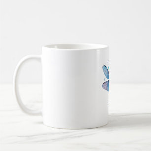 Schöne Natur farbenfrohe grafische Muster Dragonfl Kaffeetasse