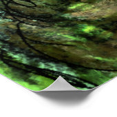 Schöne Natur Frau Kunst - Original Malerei Poster (Ecke)