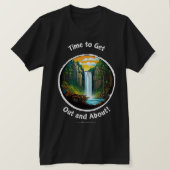Schöne Natur im runden T - Shirt (Design vorne)