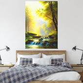 Schöne Natur Landschaft Canvas Print Leinwanddruck (Insitu (Schlafzimmer))